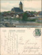 Ansichtskarte Rheine Westfalen Westfalen - Kieche, Wehr - Colorierte AK 1908 - Rheine
