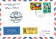 UNO Luftpostbrief Reco Austrian Airlines 20 Jahre WIEN-MILANO [20J_W-MReco2] - Premiers Vols