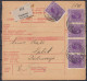 ⁕ Kingdom Of Yugoslavia 1928 ⁕ Parcel Post - Receipt ( Sprovodni List ) ⁕ TOVARNIK To Split - Storia Postale