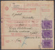 ⁕ Kingdom Of Yugoslavia 1928 ⁕ Parcel Post - Receipt ( Sprovodni List ) Package ⁕ Zagreb To Split - Storia Postale