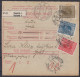 ⁕ Kingdom Of Yugoslavia 1928 ⁕ Parcel Post - Receipt ( Sprovodni List ) Shoes (cipele) ⁕ Zagreb To Split - Brieven En Documenten