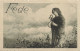 FANTAISIES - Femmes - Une Femme Seule - Carte Postale Ancienne - Frauen