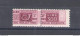 1946-51 Italia - Repubblica, Pacchi Postali 300 Lire Lilla Bruno, Filigrana Ruota, 1 Valore, MNH** - Centratura Mediocre - Pacchi Postali