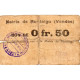 85 - MONTAIGU - BON DE 50 CENTIMES - 01/04/1916 - Unclassified