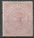 CEYLON - 1872 - RARE NON EMIS !! YVERT N° 60A (*) SANS GOMME FILIGRANE CC DENTELE 12 1/2 - COTE = 2500 EUR. RARE ET SUP - Ceylan (...-1947)