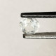 Topaze Incolore Naturelle Du Brésil -  Ronde 0.30 Carat - 4.0 X 2.7 Mm - Topas