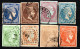 2471. GREECE  LARGE HERMES HEAD 8 NICE STAMPS LOT - Usados