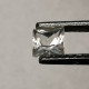 Topaze Incolore Naturelle Du Brésil -  Carré 0.35 Carat - 3.9 X 3.9 X 2.8 Mm - Topaas