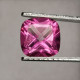 Topaze Rose Recouverte Du Brésil - VS - Coussin 2.40 Carats - 8 X 8 X 5 Mm - Topas