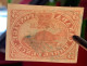 Delcampe - Sc.4ii XF Used 1852-57 3d Orange Red Beaver, Wove Paper, Attractive Blue Pmk  (Canada Y&T5 SUP Obl Castor/Queen Victoria - Oblitérés