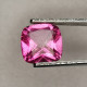 Topaze Rose Recouverte Du Brésil - VS - Coussin 2.38 Carats - 8 X 8 X 4.6 Mm - Topazio