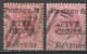 CEYLON - 1885 - YVERT N° 93/94 OBLITERES - COTE = 254.5 EUR. - Ceylon (...-1947)