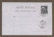 !!! ENTIER POSTAL ALPHÉE DUBOIS AVEC OBLITÉRATION PHILATÉLIQUE DE LIBREVILLE, GABON, D'AOÛT 1889 - Alphee Dubois