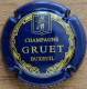 Capsule Champagne GRUET Série Nom Horizontal, Petit Liseret, Bleu Marine & Jaune Nr 05 - Gruet