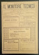 Rivista Il Monitore Tecnico Milano 1902 N.2 Ottime Condizioni (BV18) Come Foto  Ottime Condizioni Giornale D’ingegneria - Textes Scientifiques