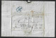 Carta Pré-filatélica 1845, Ínsua, Penalva Castelo,Viseu. Marca 'Guimaraes' 25rs Azul. 'Porto' Azul. Constanç Albuquerque - ...-1853 Prefilatelia