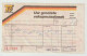 Nota-rekening: TURKSMA Groep Dordrecht (NL) 1986 - Pays-Bas