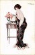 PC ARTIST SIGNED, MEUNIER, GESTES FRIVOLES, RISQUE, Vintage Postcard (b51717) - Meunier, S.