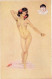 PC ARTIST SIGNED, MEUNIER, PÉCHÉS CAPITAUX, RISQUE, Vintage Postcard (b51706) - Meunier, S.