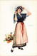 PC ARTIST SIGNED, MEUNIER, COSTUMES DE LORRAINES, Vintage Postcard (b51688) - Meunier, S.