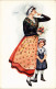 PC ARTIST SIGNED, MEUNIER, COSTUMES DE LORRAINES, Vintage Postcard (b51687) - Meunier, S.