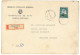 CIP 12 - 128-a-b Bucuresti, Council Of State - REGISTERED Cover - 1966 - Cartas & Documentos