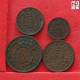 SÃO TOMÉ E PRINCIPE  - LOT - 4 COINS - 2 SCANS  - (Nº58131) - Kiloware - Münzen