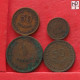 SÃO TOMÉ E PRINCIPE  - LOT - 4 COINS - 2 SCANS  - (Nº58131) - Vrac - Monnaies