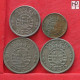 TIMOR  - LOT - 4 COINS - 2 SCANS  - (Nº58133) - Vrac - Monnaies