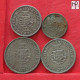 TIMOR  - LOT - 4 COINS - 2 SCANS  - (Nº58133) - Kilowaar - Munten