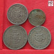 TIMOR  - LOT - 4 COINS - 2 SCANS  - (Nº58133) - Vrac - Monnaies