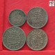 TIMOR  - LOT - 4 COINS - 2 SCANS  - (Nº58134) - Vrac - Monnaies