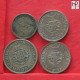 TIMOR  - LOT - 4 COINS - 2 SCANS  - (Nº58134) - Vrac - Monnaies