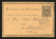 Colombia Colombie 1890 Ganzsache Schiffspost Medellin Nach Elberfeld  Stempel Ligne D PAQ Paquebot FR No 3 - Colombia