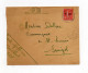 !!! LETTRE EN FRANCHISE MILITAIRE DE BOUTILIMIT (MAURITANIE) DE 1935 POUR ST LOUIS DU SENEGAL - Cartas & Documentos