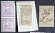 Lot 11 Timbres Fiscaux - Timbres