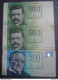 FINLAND ,  P 119 + 123 , 100 + 20 Mark , 1986 + 1993, 3 Notes At Face Value - Finlande