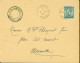 Bureau Anglais Au Maroc YT N°48 Ou 54 ? Surchargé Morocco Agencies 40ct CAD British Post Office Larache 4 OCT 1927 - Bureaux Au Maroc / Tanger (...-1958)