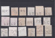 Belgique LOT DE TIMBRES PERFORES ¨Perfins - Unclassified