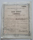 1892 Action Turquie Lot Turc Certificat Dette Ottomane - Banca & Assicurazione