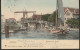 Alphen 1905 Alphensche Brug, Met Boot Die Net Onder De Ophaalbrug Is Gegaan. - Alphen A/d Rijn