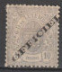LUXEMBOURG - 1875 - RARE SERVICE YVERT N°14 CHARNIERE FORTE - COTE 2020 = 125 EUR. - Dienst