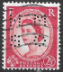 GREAT BRITAIN - 1952 -  PERFIN "M M S O" SU ELISABETH II - P2,5 (YVERT 266 - MICHEL 286) - Usados