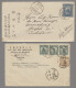 China: 1909, 2c Coiling Dragon Green Horiz. Pair On Ppc "Summer Palace, Peking" - 1912-1949 République