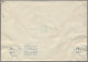 China-Taiwan: 1953, Oct 31, Chiang Kai-shek, Four Values Incl. 1 $ From Right Sh - Lettres & Documents