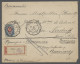 Georgia: 1910, Registered Letter From TIFLIS VILLE To France Bearing Russia 20ko - Georgien