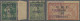 Syria: 1920, Airmail Handstamps, Complete Set Of Three Values, Mint Original Gum - Syria