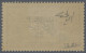 Syria: 1920/1921, Fleurons D'Alep, 25pi. On 50c. Brown/blue Showing DOUBLE OVERP - Syria