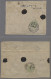 Tibet: From 1933, 4 T. Green, Three Registered Letters, Stamps With Different Co - Asia (Other)