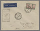 Algeria: 1936, 3.2., Erstflugbrief Algier-Tunis, Mit Entsprechendem Sonderstempe - Lettres & Documents